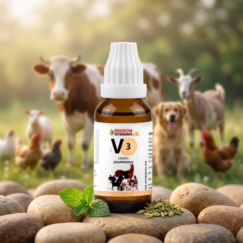 V3-1_0e4a27ec-1755-4779-9bf2-c41bf9b304e8 V3 Diarrhoea Drops For Dogs & Cats – Diarrhoea, Dysentery, Loose Motions & Digestive Support - Image 1